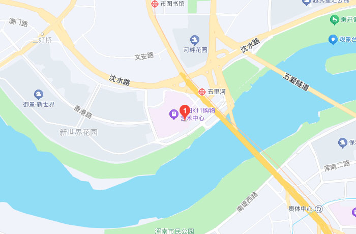纳智国际俱乐部 （K11校区） 位置地图